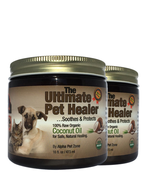 Coconut Oil for Dogs, Treatment for Itchy Skin, Dry Elbows, Paws and Nose by Alpha Pet Zone - ox2ox Gifts and Goods for Everyone