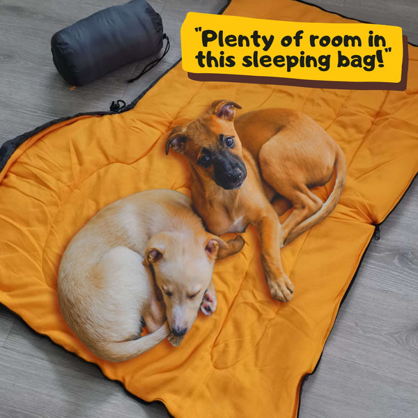 Dog Sleeping Bag Large | Travel Bed for Camping and Backpacking | Warm | Portable | Easy to Clean