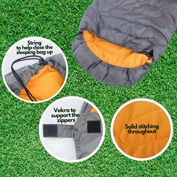 Dog Sleeping Bag Large | Travel Bed for Camping and Backpacking | Warm | Portable | Easy to Clean